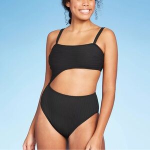 Shade & Shite One-Shoulder Swimsuit